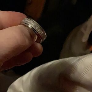 Silver Engraved Ring